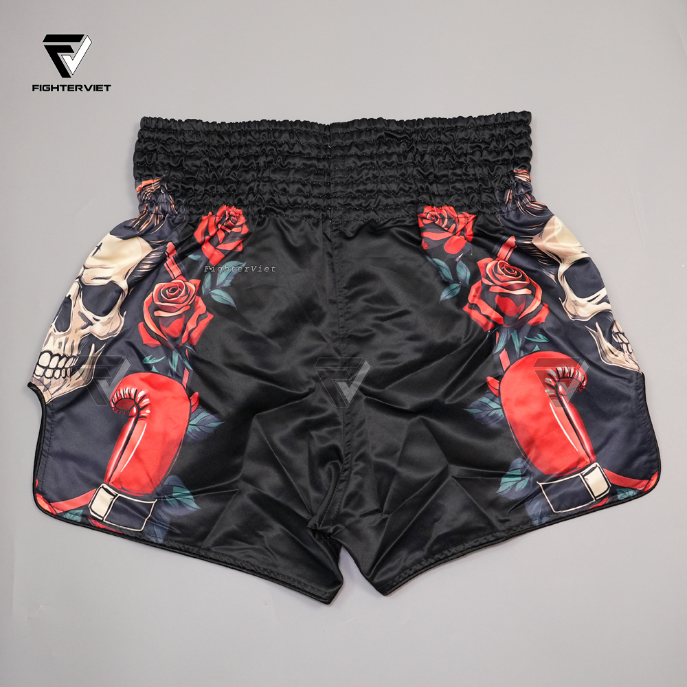 Quần Muay Thai Another Boxer - Black Rose Gloves B20