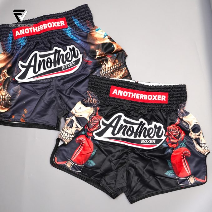 Quần Muay Thai Another Boxer - Black Rose Gloves B20 - Ảnh 3