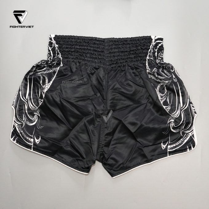 Quần Muay Thai Another -ADI Đen Trắng - Ảnh 3