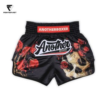 Quần Muay Thai Another - Black Rose B26