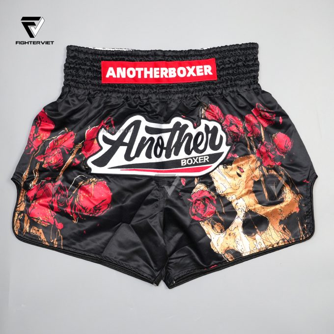 Quần Muay Thai Another - Black Rose B26 - Ảnh 2