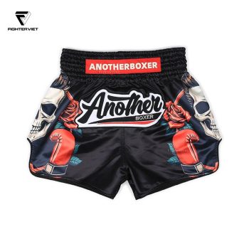 Quần Muay Thai Another Boxer - Black Rose Gloves B20