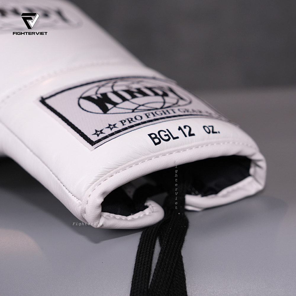 Găng Boxing Windy BGL Trắng - Windy Boxing Lace-Up Gloves White 8 Găng Boxing Windy BGL Trắng - Windy Boxing Lace-Up Gloves White