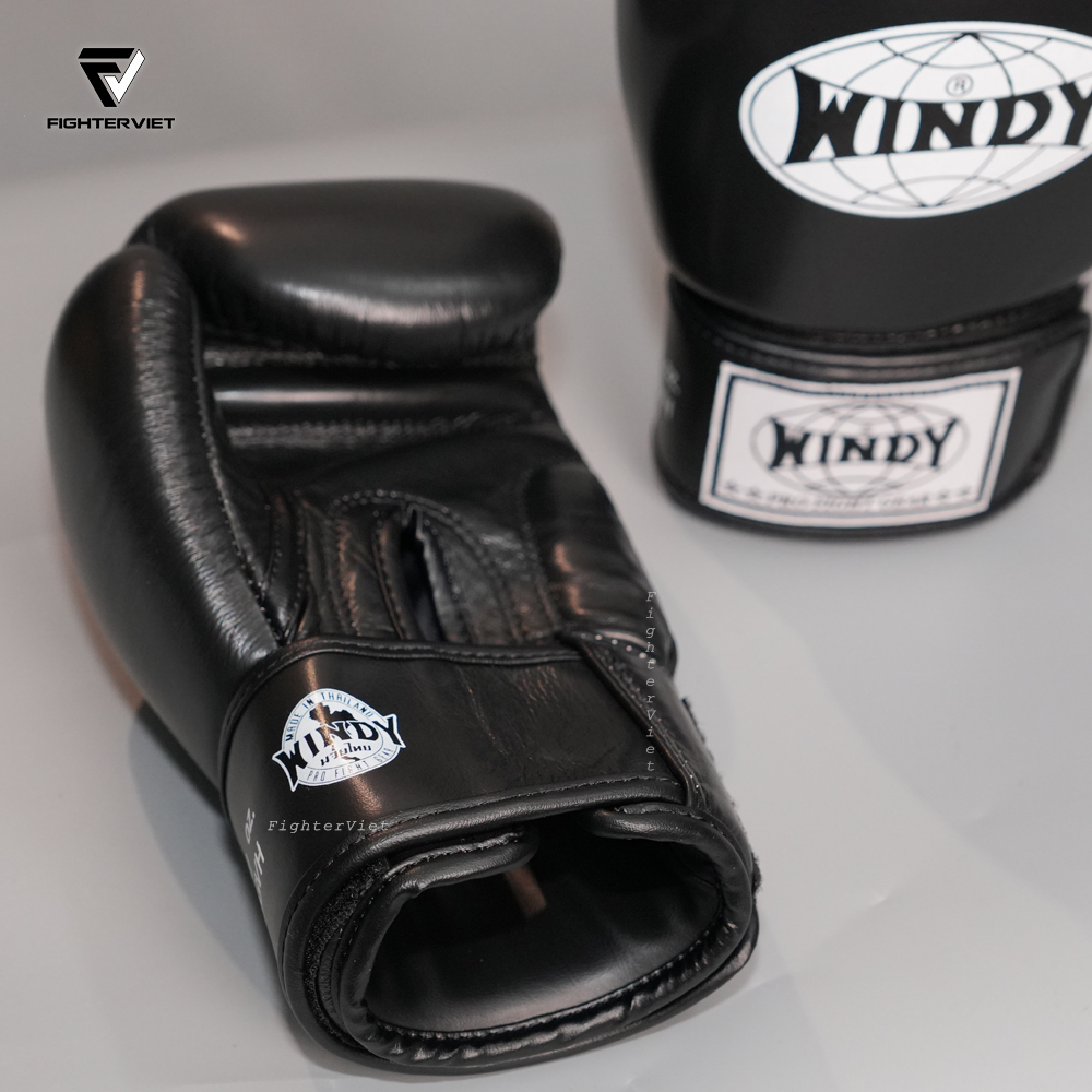 Găng Boxing Windy BGVH Đen - Windy Boxing Gloves Black 9 Găng Boxing Windy BGVH Đen - Windy Boxing Gloves Black