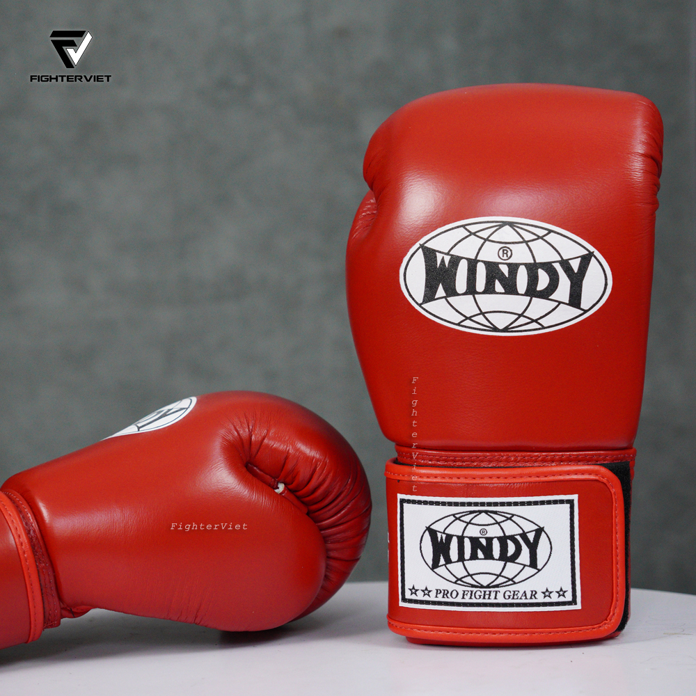 Găng Boxing Windy BGVH Đỏ - Windy Boxing Gloves Red 2 Găng Boxing Windy BGVH Đỏ - Windy Boxing Gloves Red - Ảnh 2