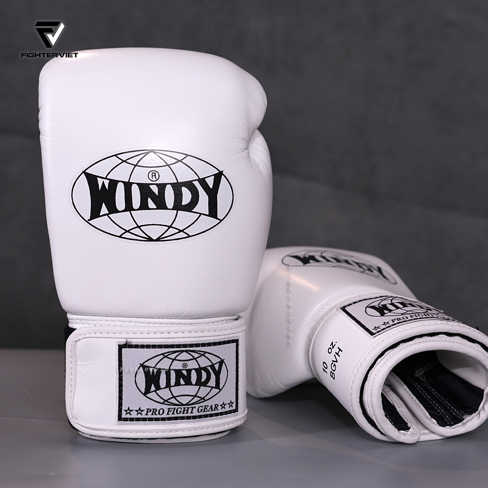 Găng Boxing Windy BGVH Trắng - Windy Boxing Gloves White
