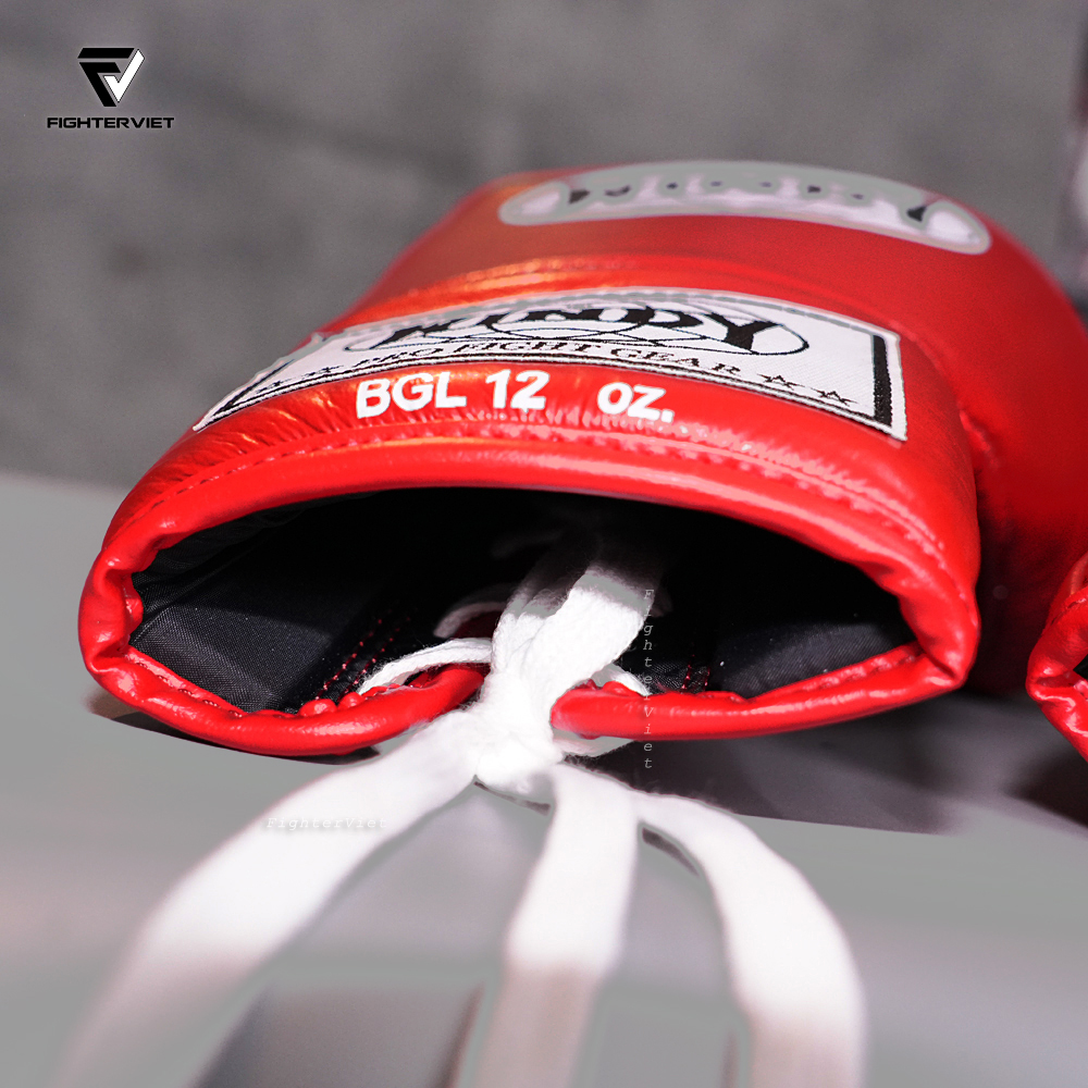 Găng Boxing Windy BGL Đỏ - Windy Boxing Lace-Up Gloves Red 10 Găng Boxing Windy BGL Đỏ - Windy Boxing Lace-Up Gloves Red