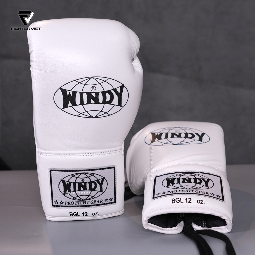 Găng Boxing Windy BGL Trắng - Windy Boxing Lace-Up Gloves White 13 Găng Boxing Windy BGL Trắng - Windy Boxing Lace-Up Gloves White