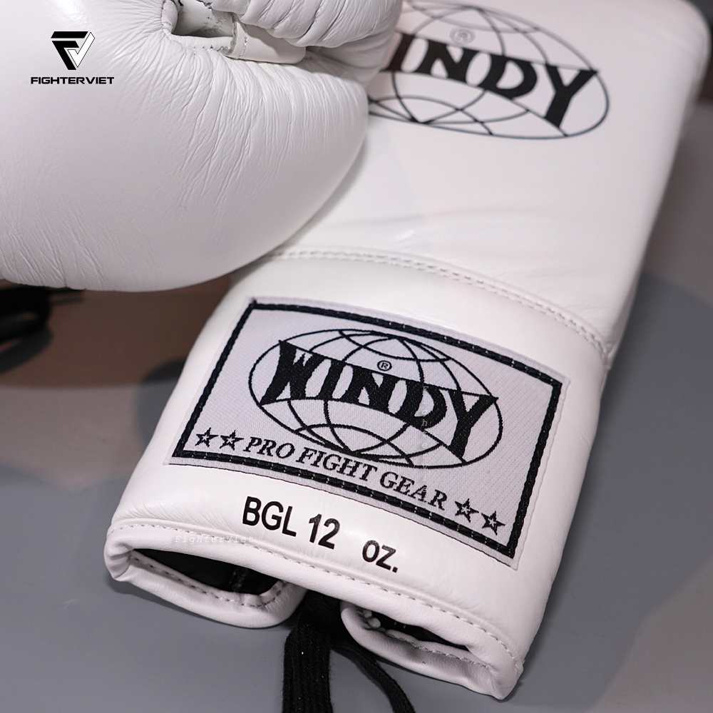 Găng Boxing Windy BGL Trắng - Windy Boxing Lace-Up Gloves White 6 Găng Boxing Windy BGL Trắng - Windy Boxing Lace-Up Gloves White