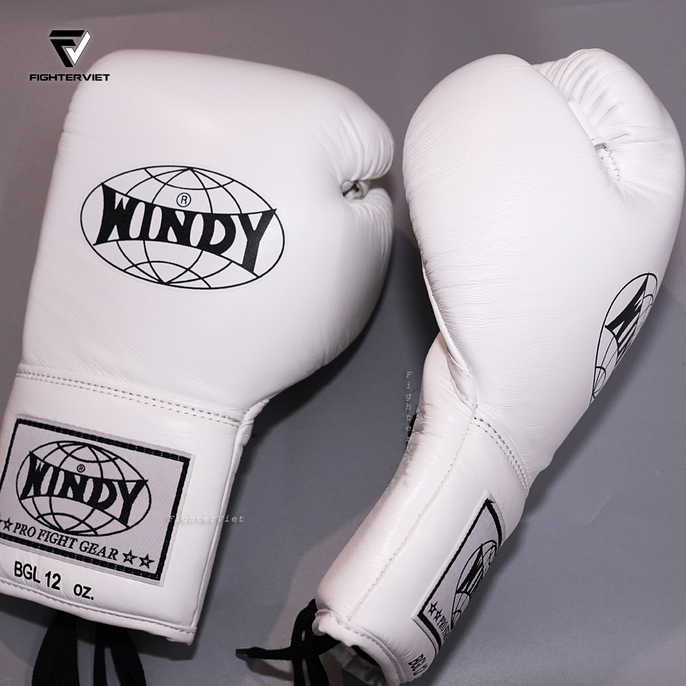 Găng Boxing Windy BGL Trắng - Windy Boxing Lace-Up Gloves White 10 Găng Boxing Windy BGL Trắng - Windy Boxing Lace-Up Gloves White