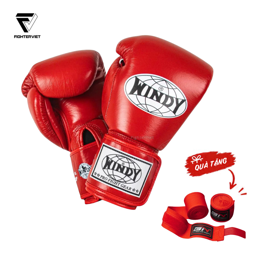 Găng Boxing Windy BGP Đỏ - Windy Boxing Muay Thai Gloves Red 1 Găng Boxing Windy BGP Đỏ - Windy Boxing Muay Thai Gloves Red