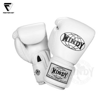 Găng Boxing Windy BGP Trắng - Windy Boxing Muay Thai Gloves White