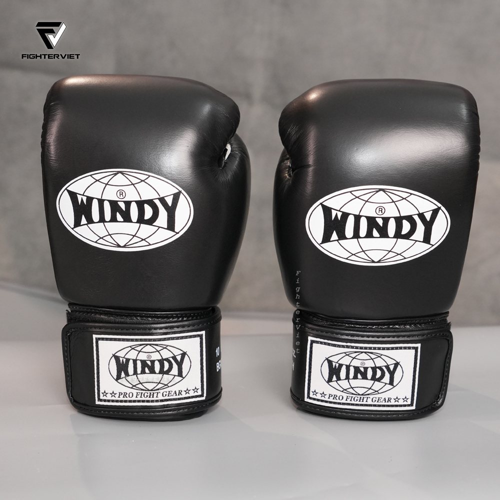 Găng Boxing Windy BGVH Đen - Windy Boxing Gloves Black 6 Găng Boxing Windy BGVH Đen - Windy Boxing Gloves Black