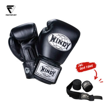Găng Boxing Windy BGVH Đen - Windy Boxing Gloves Black