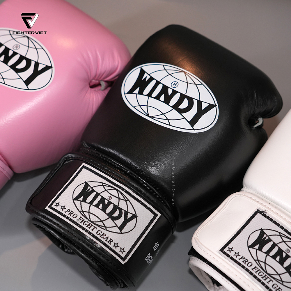 Găng Boxing Windy BGVH Đen - Windy Boxing Gloves Black 7 Găng Boxing Windy BGVH Đen - Windy Boxing Gloves Black