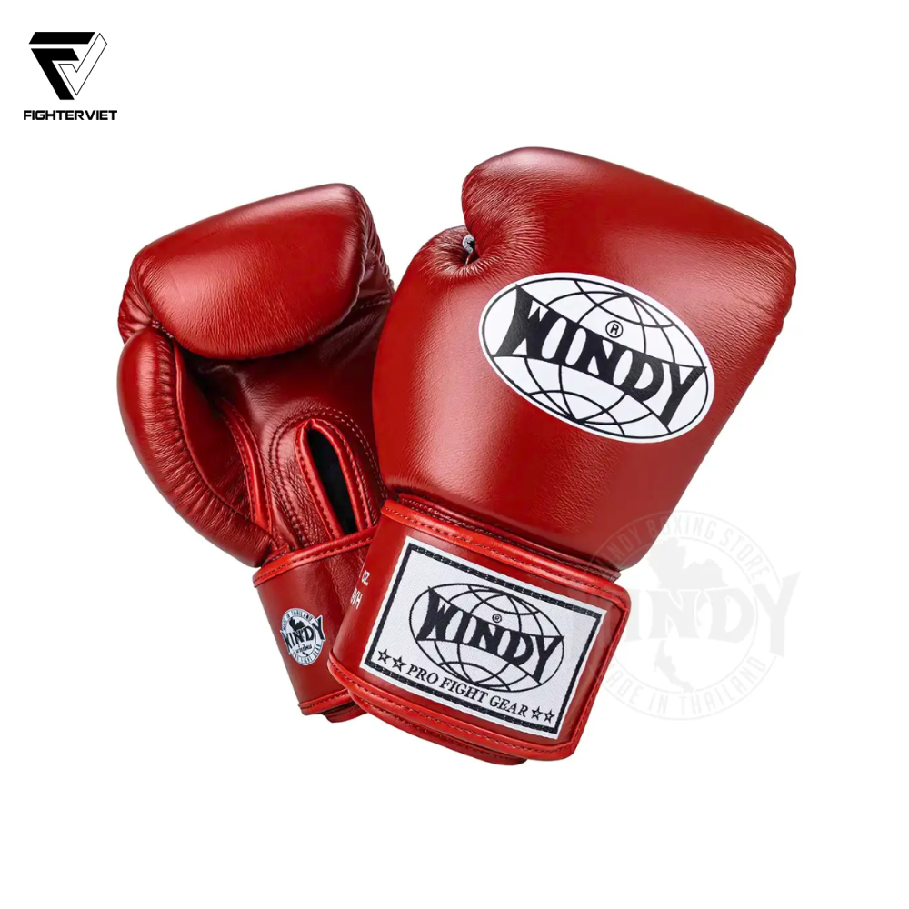 Găng Boxing Windy BGVH Đỏ - Windy Boxing Gloves Red 1 Găng Boxing Windy BGVH Đỏ - Windy Boxing Gloves Red