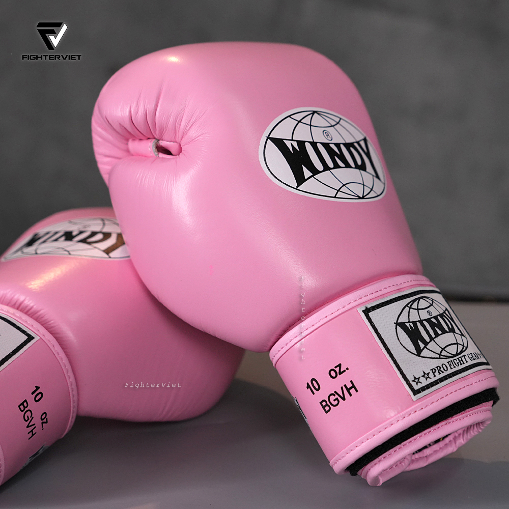 Găng Boxing Windy BGVH Hồng - Windy Boxing Gloves Pink