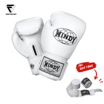 Găng Boxing Windy BGVH Trắng - Windy Boxing Gloves White