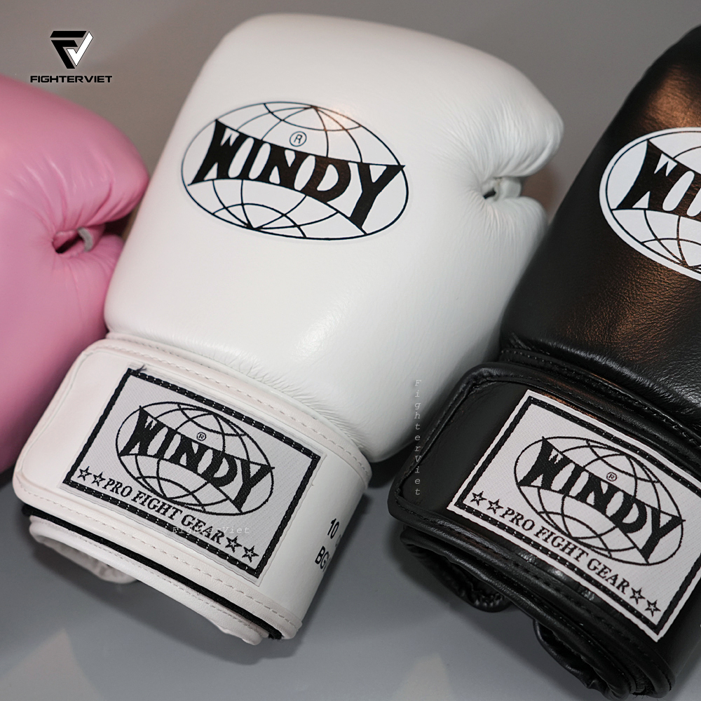 Găng Boxing Windy BGVH Trắng - Windy Boxing Gloves White