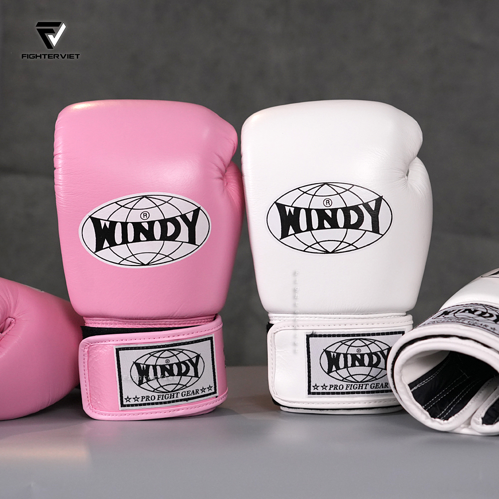 Găng Boxing Windy BGVH Trắng - Windy Boxing Gloves White