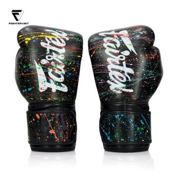 Găng Boxing Fairtex BGV14PT Art Collection - Black/Painter