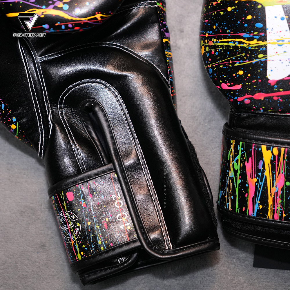 Găng Boxing Fairtex BGV14PT Art Collection - Black/Painter