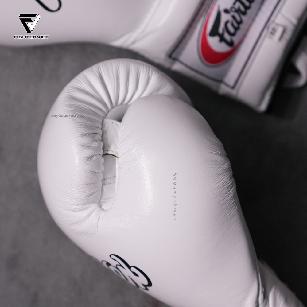 Găng Boxing Pro Training Fairtex BGL7 Mexico Style - Trắng 9 Găng Boxing Pro Training Fairtex BGL7 Mexico Style - Trắng