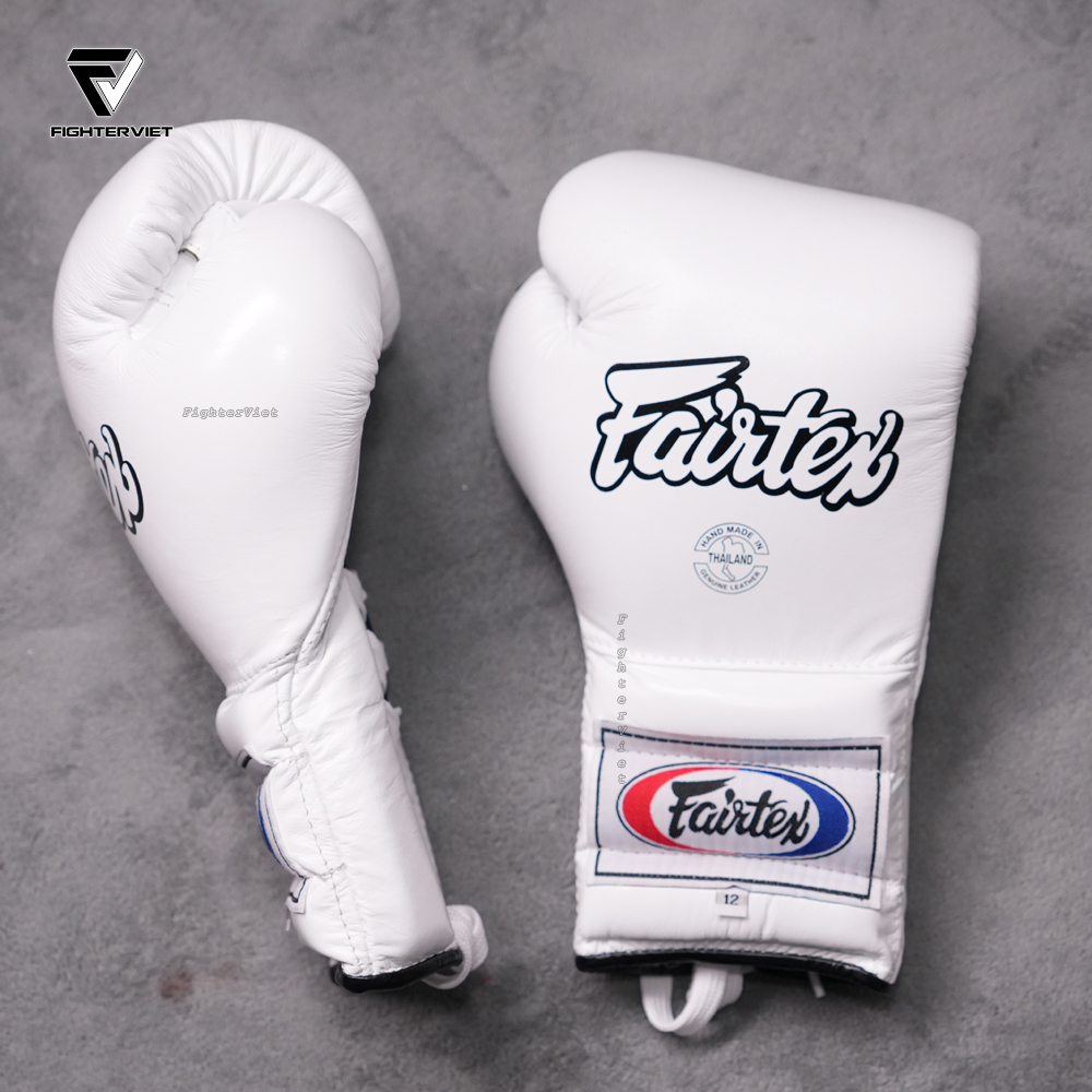 Găng Boxing Pro Training Fairtex BGL7 Mexico Style - Trắng 4 Găng Boxing Pro Training Fairtex BGL7 Mexico Style - Trắng