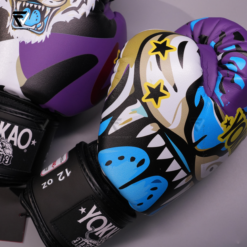 Găng Boxing YOKKAO Angry Tiger - Purple 8 Găng Boxing YOKKAO Angry Tiger - Purple