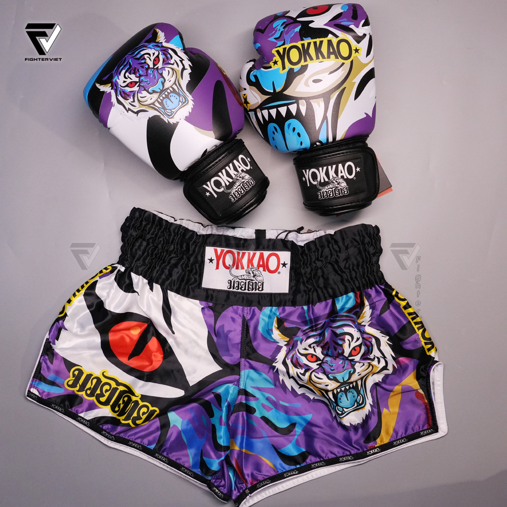 Găng Boxing YOKKAO Angry Tiger - Purple 10 Găng Boxing YOKKAO Angry Tiger - Purple