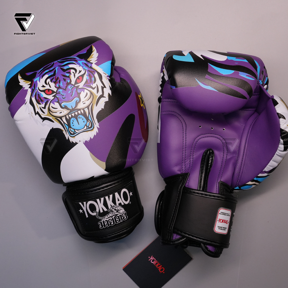 Găng Boxing YOKKAO Angry Tiger - Purple 7 Găng Boxing YOKKAO Angry Tiger - Purple