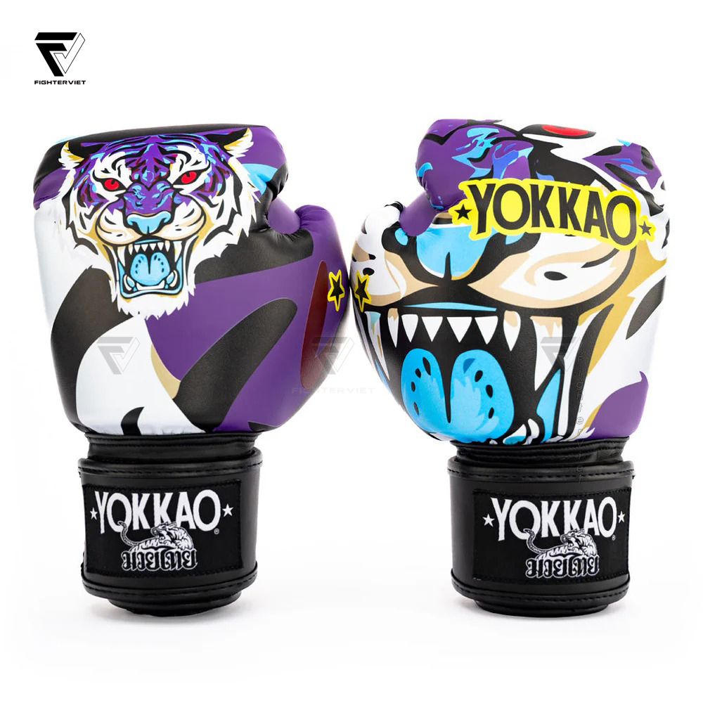 Găng Boxing YOKKAO Angry Tiger - Purple 1 Găng Boxing YOKKAO Angry Tiger - Purple