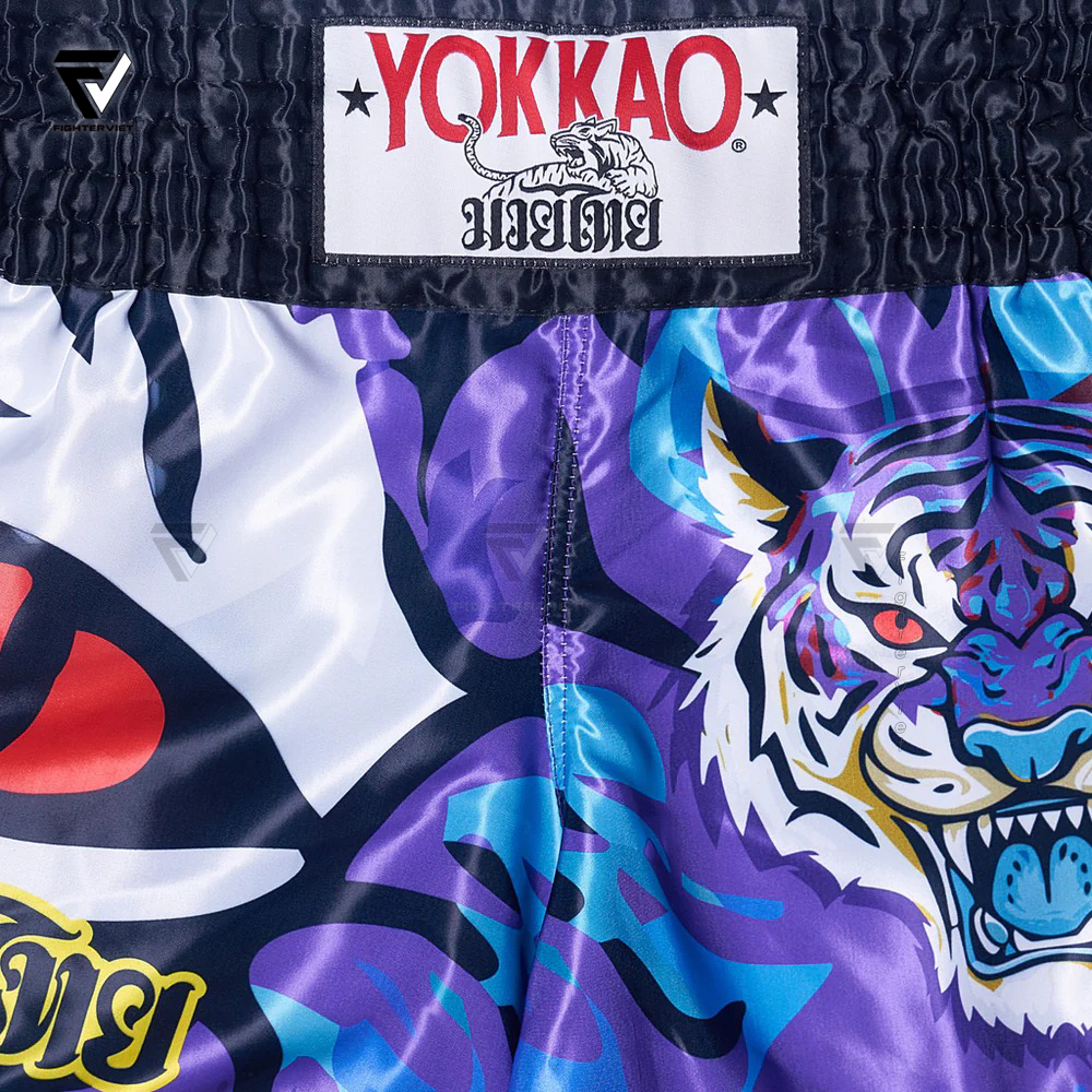 Quần Muay Thai YOKKAO Angry Tiger - Purple