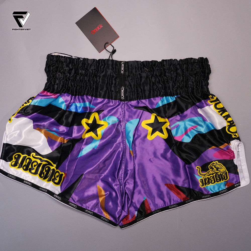 Quần Muay Thai YOKKAO Angry Tiger - Purple