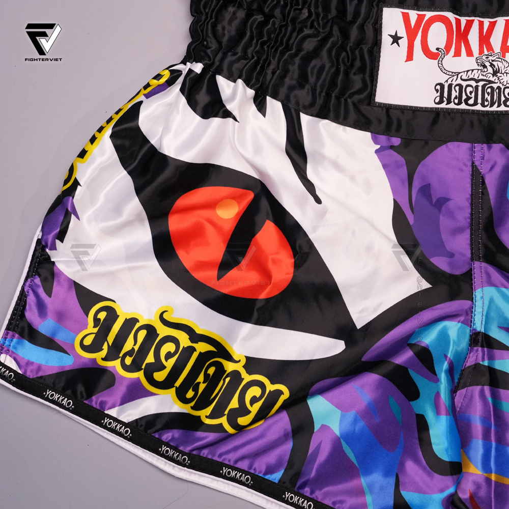 Quần Muay Thai YOKKAO Angry Tiger - Purple