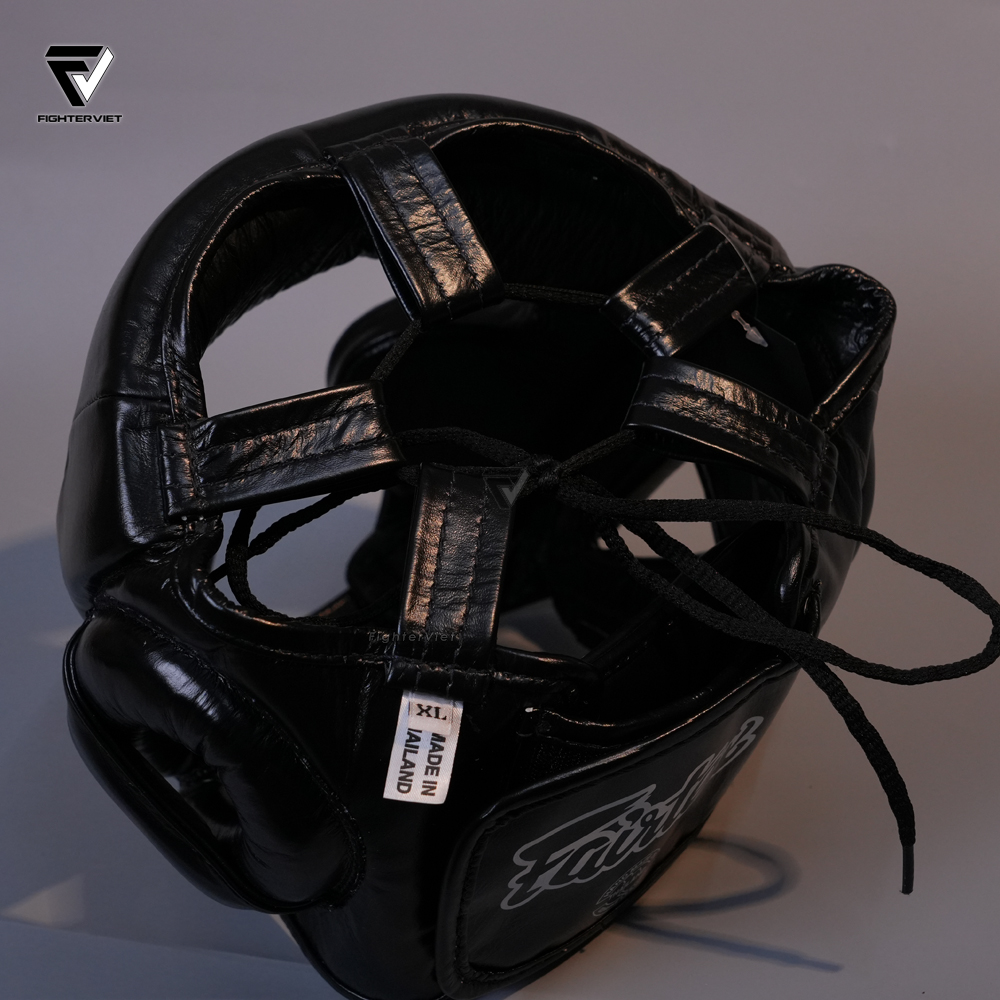 Bảo Hộ Đầu Fairtex Headguard HG18 Pro Boxing - Black