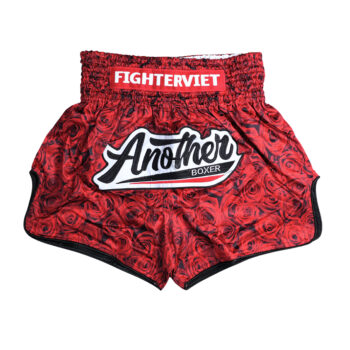 Quần Muay Thai Another FighterViet - ROSE RED