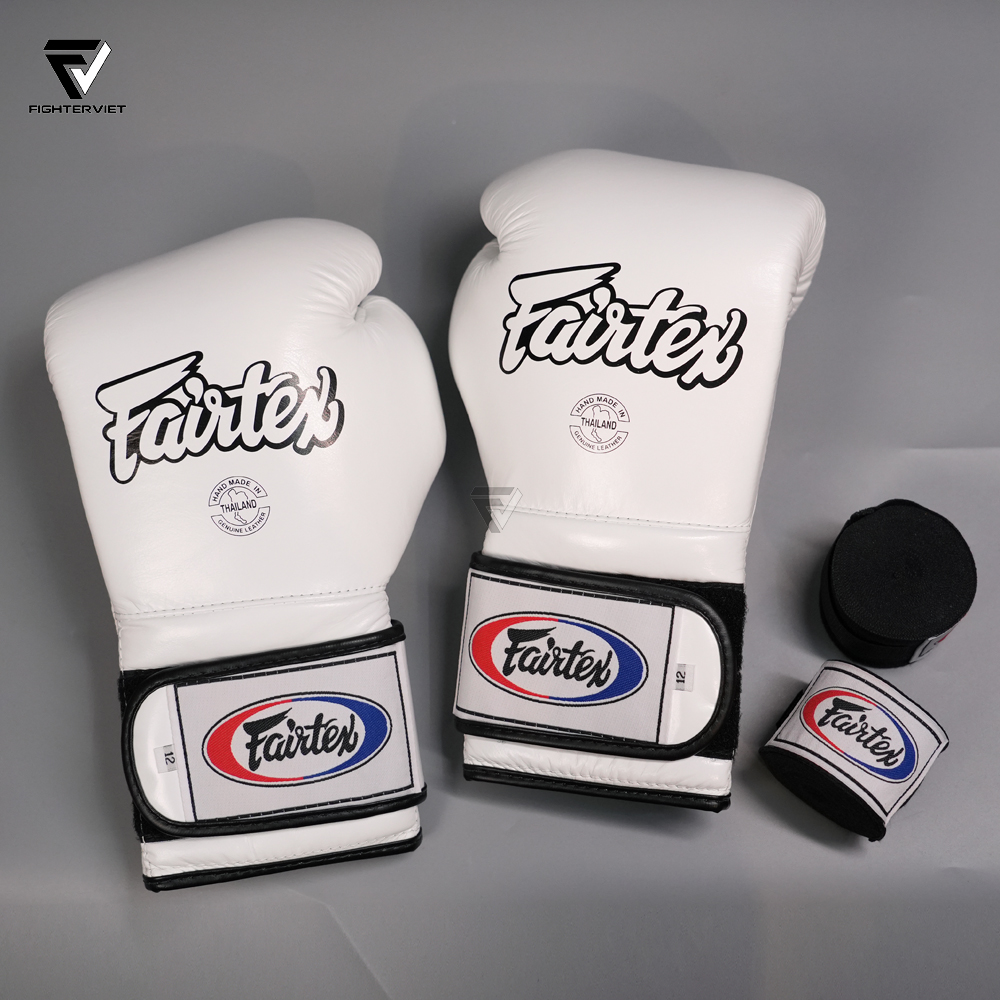 Găng Boxing Fairtex BGV9 – Mexican Style White