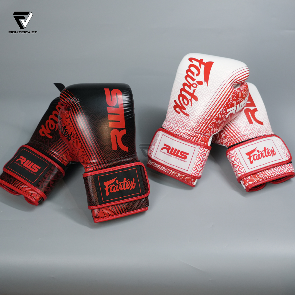Găng Tay Boxing Fairtex x RWS BGVR1 - Black 13 Găng Tay Boxing Fairtex x RWS BGVR1 - Black
