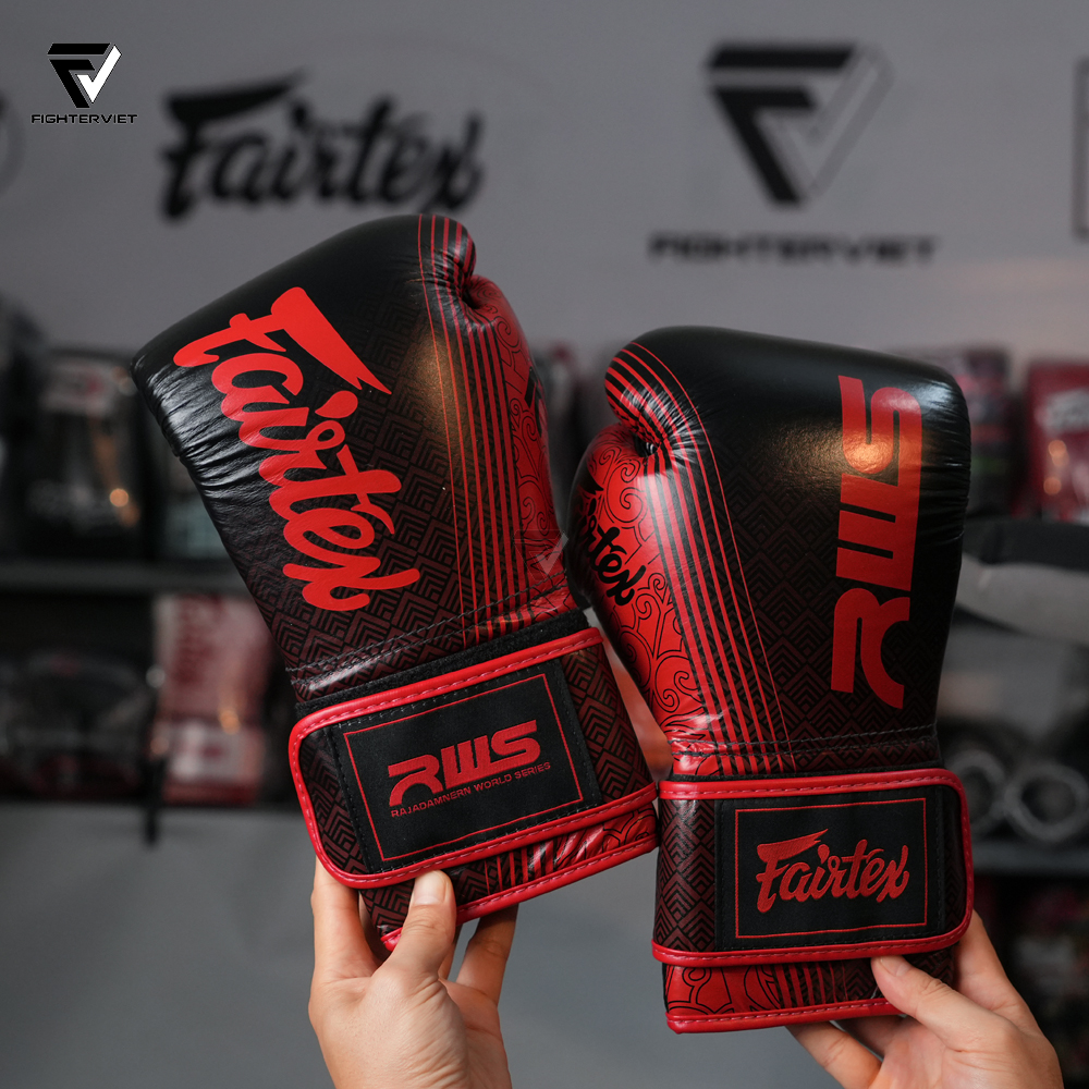 Găng Tay Boxing Fairtex x RWS BGVR1 - Black 19 Găng Tay Boxing Fairtex x RWS BGVR1 - Black
