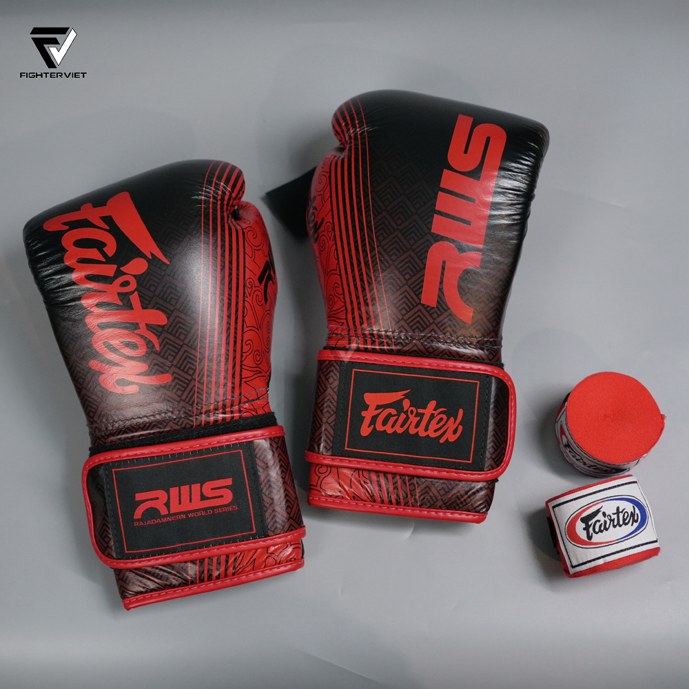 Găng Tay Boxing Fairtex x RWS BGVR1 - Black 15 Găng Tay Boxing Fairtex x RWS BGVR1 - Black