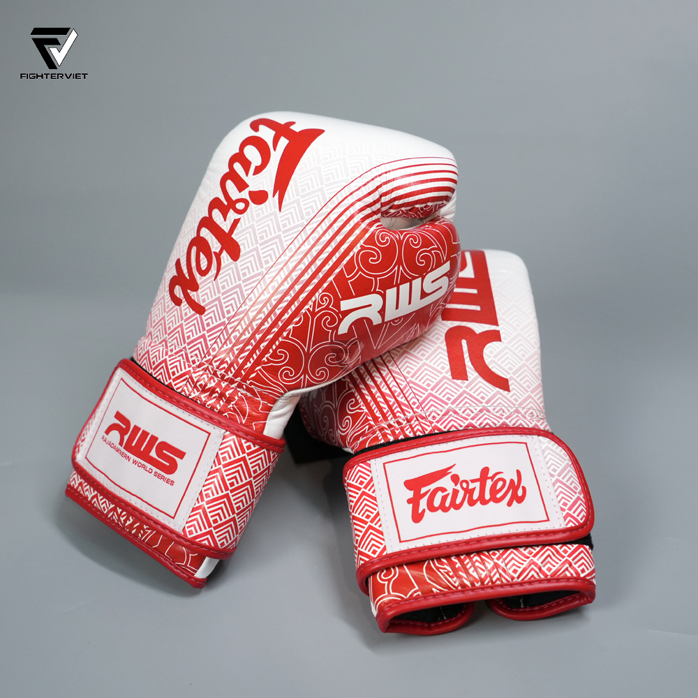 Găng Tay Boxing Fairtex x RWS BGVR1 - White 21 Găng Tay Boxing Fairtex x RWS BGVR1 - White