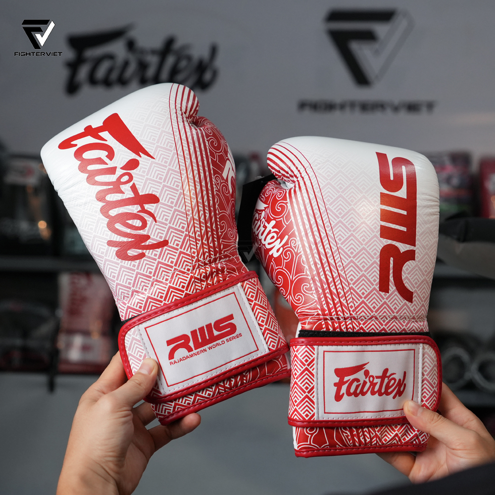Găng Tay Boxing Fairtex x RWS BGVR1 - White 16 Găng Tay Boxing Fairtex x RWS BGVR1 - White