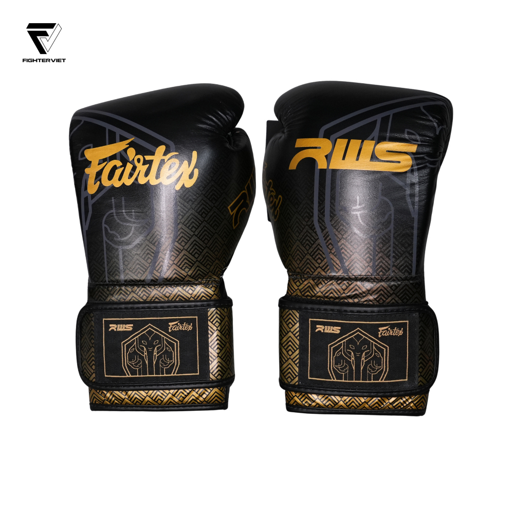 Găng Tay Boxing Fairtex x RWS Champion BGVR-CHAMP01 Black Gold 1 Găng Tay Boxing Fairtex x RWS Champion BGVR-CHAMP01 Black Gold