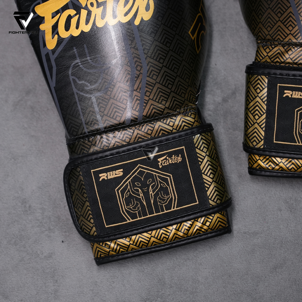 Găng Tay Boxing Fairtex x RWS Champion BGVR-CHAMP01 Black Gold 5 Găng Tay Boxing Fairtex x RWS Champion BGVR-CHAMP01 Black Gold - Ảnh 5