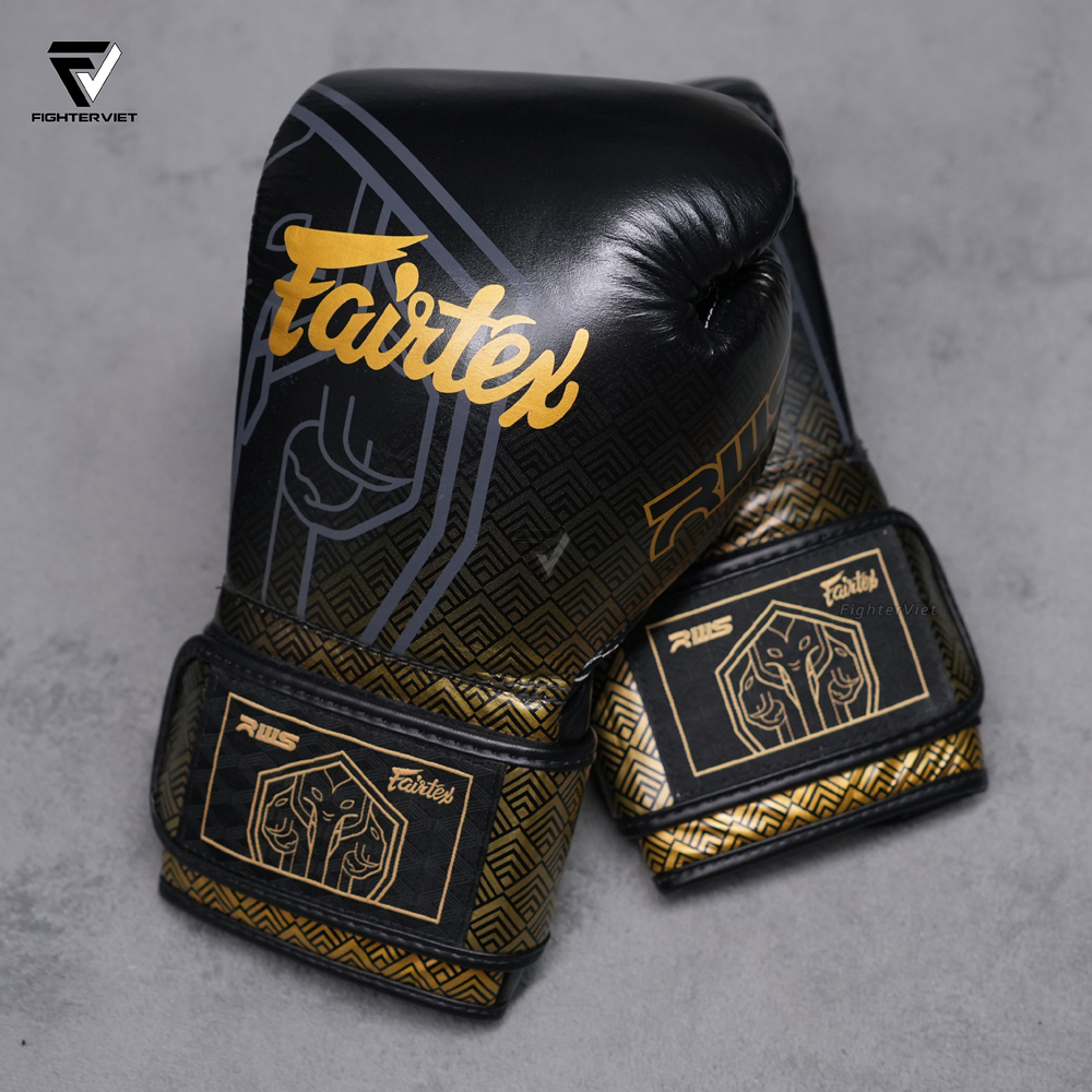 Găng Tay Boxing Fairtex x RWS Champion BGVR-CHAMP01 Black Gold 4 Găng Tay Boxing Fairtex x RWS Champion BGVR-CHAMP01 Black Gold - Ảnh 4